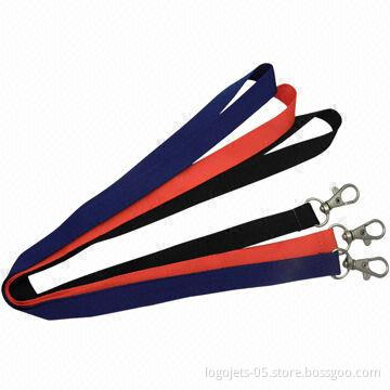 Polyester Lanyard with Printed Logos, Various Designs are Available